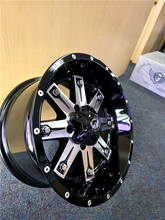 17" Gima Offroad GOF-9 Wheel 🌟 17X9 -12 5X139.7 🌟 C.B 108 Black & Machined Rim